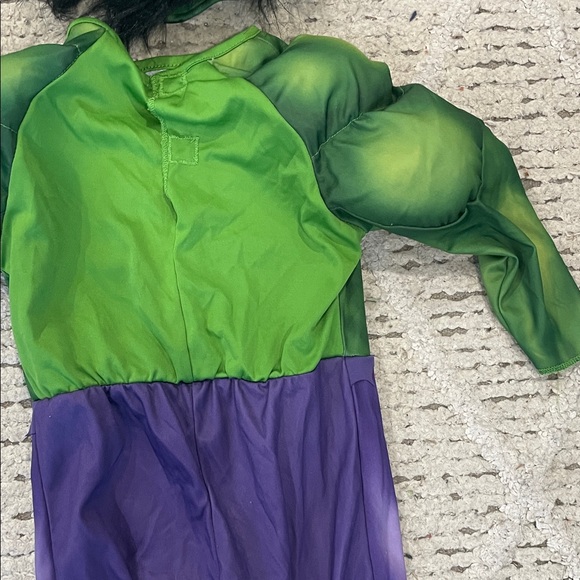 Marvel Kids Hulk Green and Purple Superhero Costume - Picture 12 of 15
